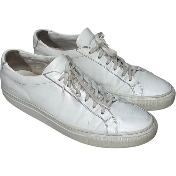 Common Projects White Leather Sneakers    Size: EU 42 / US 9 - Picture 1 of 8